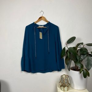 NWT Michael Kors Bell Sleeved Blouse
